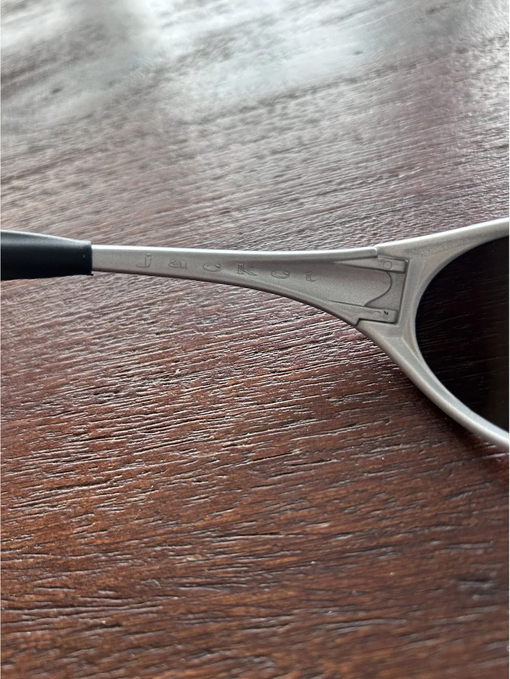 Silver and Blue Oval Sunglasses